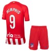 Original Trikotsatz Atlético Madrid Memphis 9 Heimtrikot 2023-24 Für Kinder